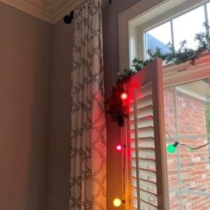 Set Of Pottery Barn Trellis Curtains